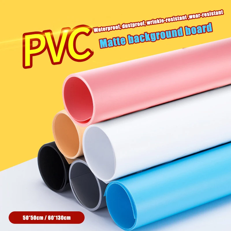 Ins-pvc Fundo Fotografia Adereços Impermeável Placa do Fundo Morandi Cenários para Retrato Tiro do Produto 60x130cm