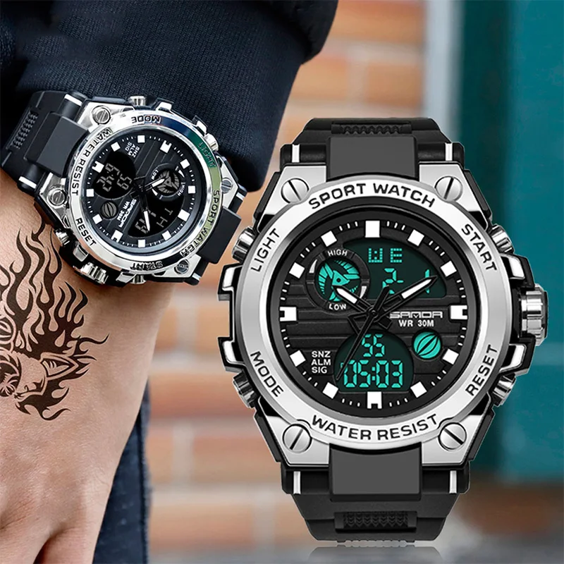 

Sports Smart Watch Waterproof Men Sport LED Electronic Military Watch Multifunction Shock Clock relogio masculino Men's Watches