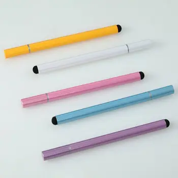 

Hot 2 in 1 Capacitive Touch Screen Drawing Stylus Pen with Pen Hat Portable Pen Clip for iPhone Smart Phone Tablet PC Compute