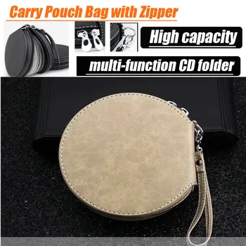 

Capacity Disc CD DVD Wallet Storage Organizer CD Case DVD Carrying Bag Holder Album Box Case Carry Pouch Bag with Zipper