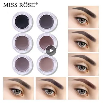 

MISS ROSE Eyebrow Gel 6Colors 3D Natural Brown Eye Brow Shade Make Up Profesional Long Lasting Brow Paint Cosmetics Brush TSLM2