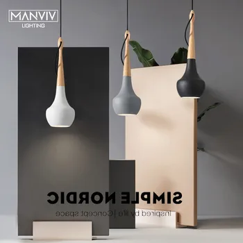 

Nordic Minimalist Modern Pendant Lights E27 Hanging Lamp Bar Cafe Restaurant Decor For Kitchen Restaurant Bar Living Bedroom