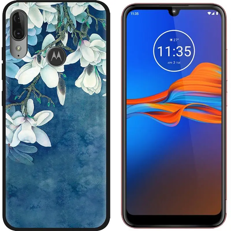 Для Moto E6 Plus, чехол с мультипликационным принтом, симпатичные, из мягкого ТПУ, задняя крышка для телефона, чехол s для Motorola Moto E6 Plus, силиконовый чехол E 6 Plus e6plus E6S