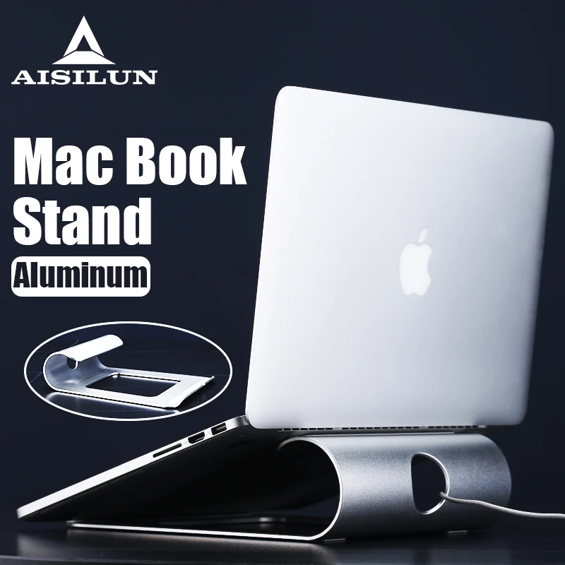Aluminum Tablet Laptop Holder Stand For Macbook Air Pro Retina 11 12 13 15 Inch Notebook Laptop Cooling Mount For HP Dell