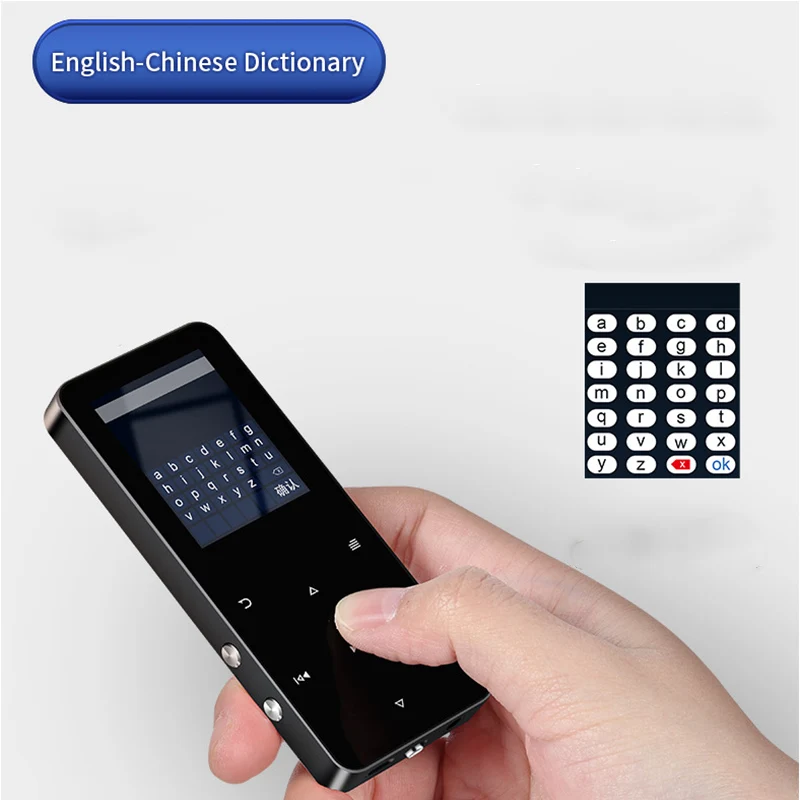 NEW MP3 MP4 HiFi Music Player Bluetooth-compatible Supports Card, With FM Alarm Clock Pedometer E-Book Built-in Speaker