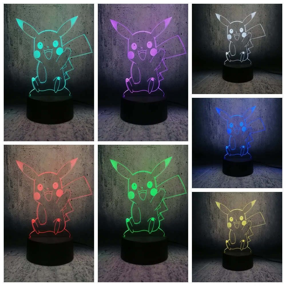 ポケモン漫画の役割夜の光かわいいピカチュウ振る手挨拶素敵な笑顔顔ランプ Aliexpress Lights Lighting ポケモン漫画の役割夜の光かわいいピカチュウ振る手挨拶素敵な笑顔顔ランプ Aliexpress Lights Lighting
