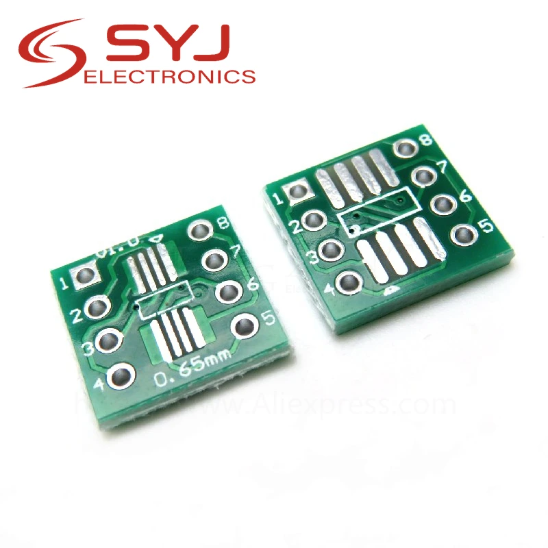 20 개/몫 SOP8 SSOP8 SOP8 DIP8 PCB SOP-8 SOP 전송 보드 DIP 핀 보드 피치 어댑터 재고 있음
