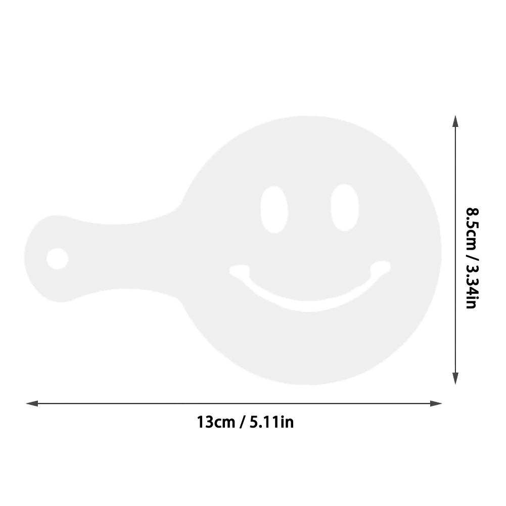 16 шт. набор модельных трафаретов для кофе с пенным распылителем трафареты