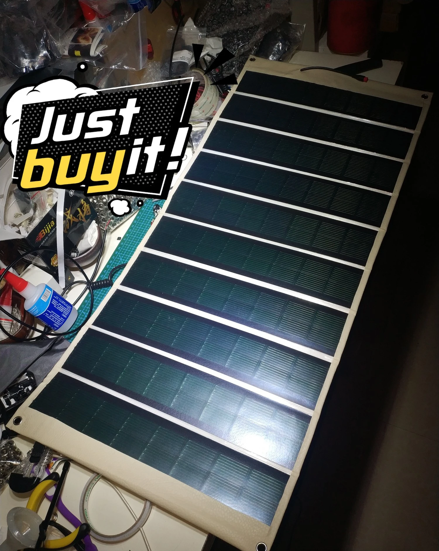 solar cigs filme fino painel solar diy