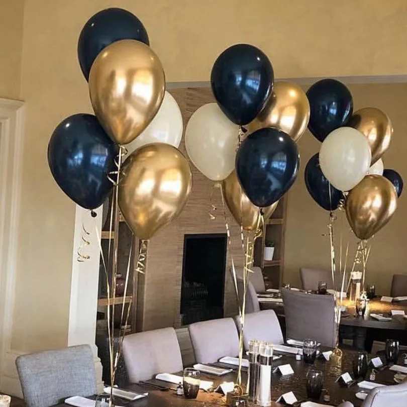

20pcs/lot 12inch Ink blue balloons dark blue Confetti latex balloon birthday wedding party Decor Supplies Helium Air Balls DIY