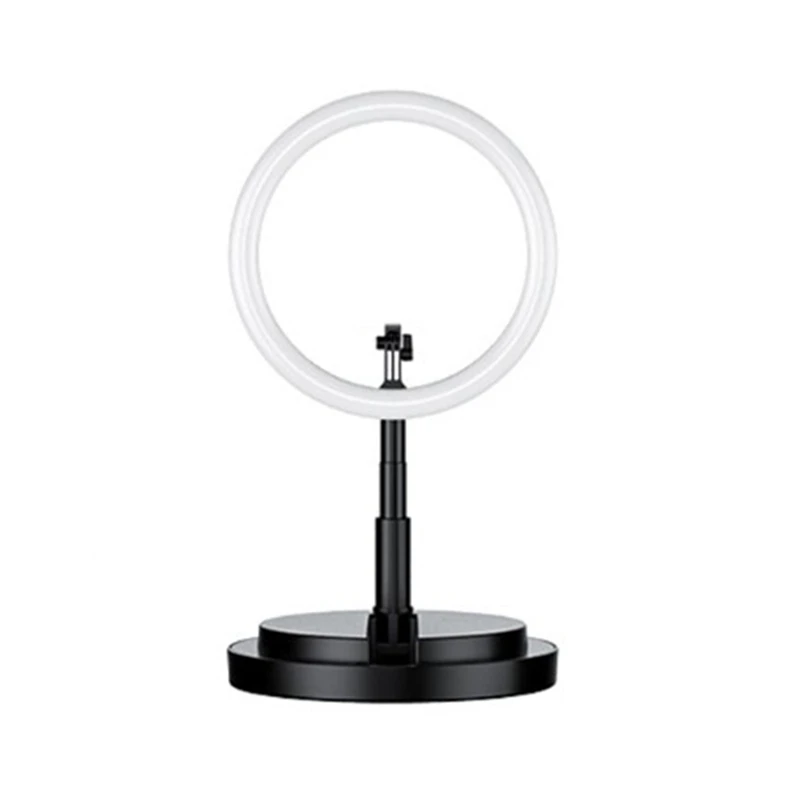 

Foldable Ring Light 26cm / 10 Inch LED Selfie Dimmable Ring Lamp for Live Makeup YouTube Tik Tok