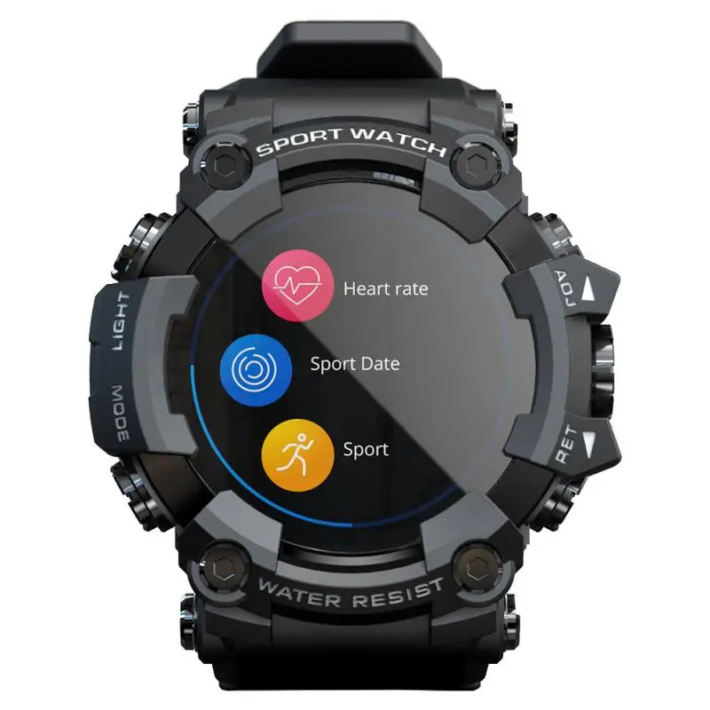 Outdoor Smart Watch Touch Screen Fitness Tracker Smart Watch Men Heart Rate Monitor Blood Pressure Smartwatch For Android Ios