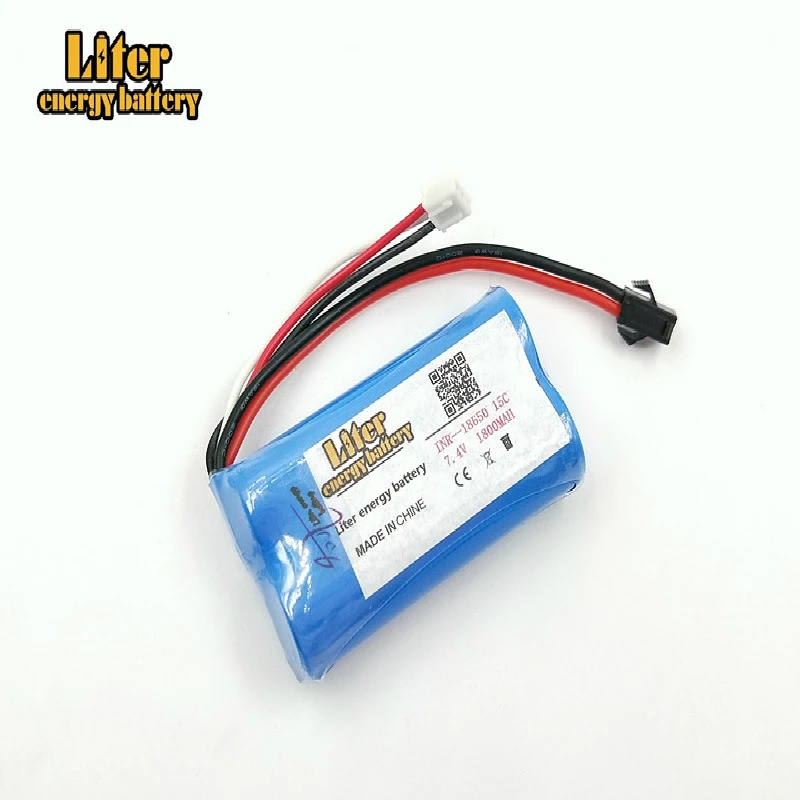 10 шт./лот 7 4 В 1800 мАч 18650 литиевая батарея You Di U12A Syma S033g 6088T 15c | Электроника