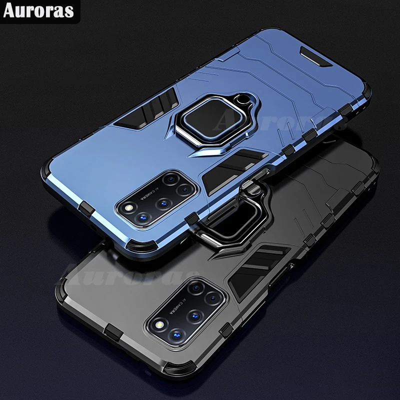 Чехол Auroras для OPPO A72 противоударный армированный чехол кольцо на палец магнитный