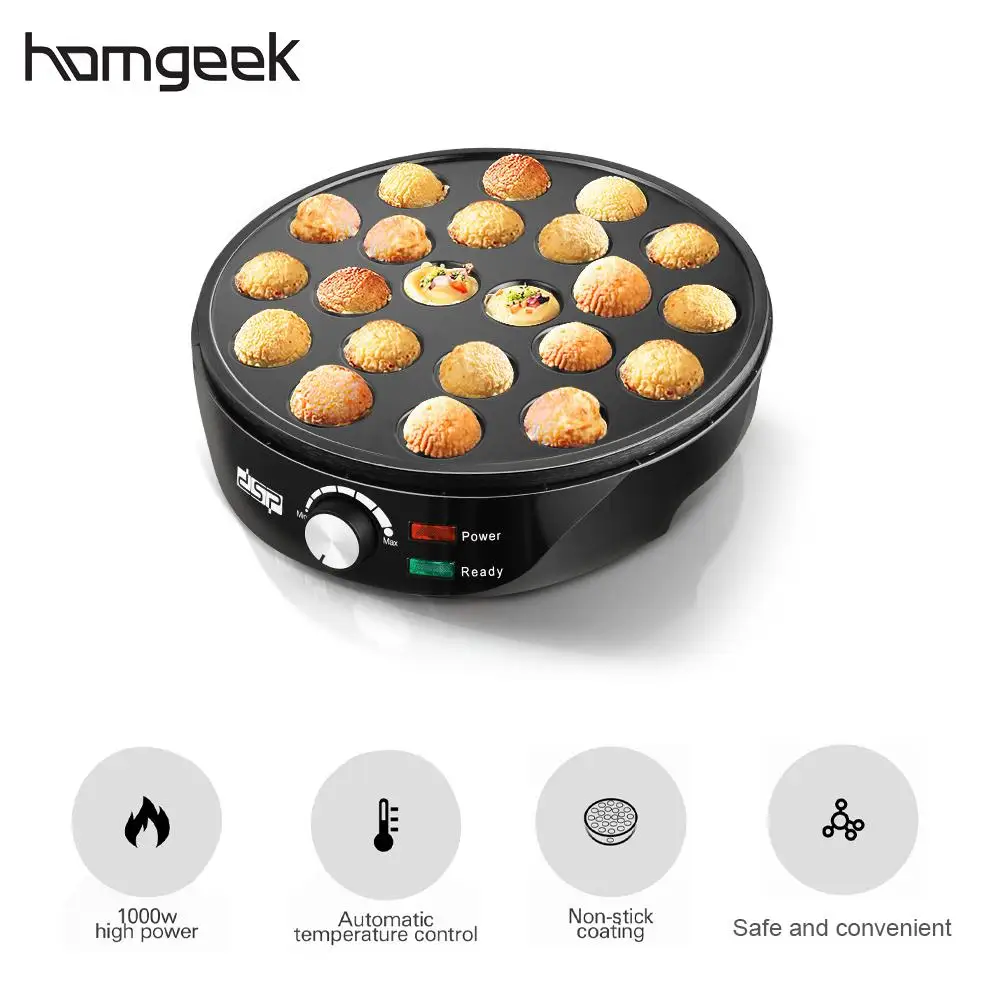 Takoyaki Maker Ebelskiver Maker Electric Takoyaki Pan Stuffed Pancake