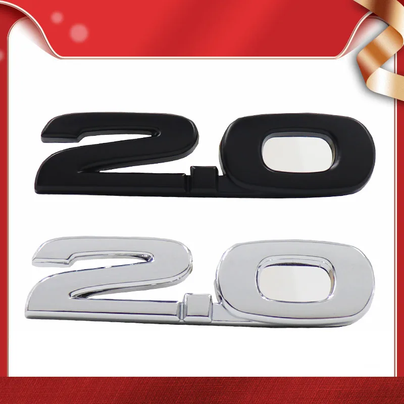 3d 2.0 carro fender lado tronco placa de identificação decalque emblema adesivo para CX-5 CX-7 CX-9 atenza axela rx7 rx8 626 mx5