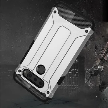 

50PCS Rugged Soft Cover For LG V50 ThinQ G8 G8S V40 G7 G6 G5 Anti Knock Hybrid Hard Tough Dual Layer Armor Shockproof Phone Case