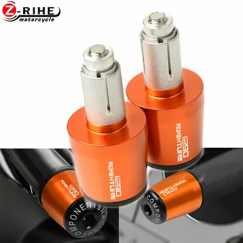 

7/8" Hand Bar Ends Motorcycle Accessories handleBar Dirt Bike Silver End Cap Gear Balanced Plug For KTM 1290 Adventure ALL YEARS