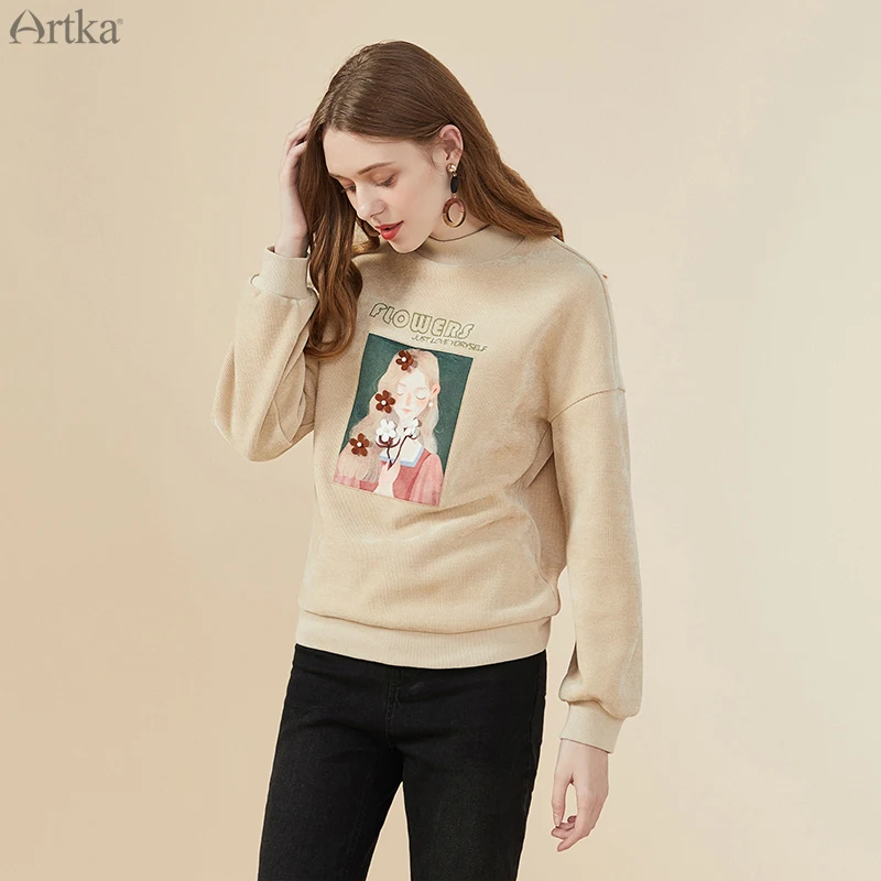 ARTKA 2020 Autumn New Women Sweatshirt Fashion