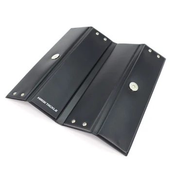 

Outdoor Folding Tackle Case Storage System Carp Fishing Practical Hook Length Rig Wallet Accessories Stiff PU Leather Portable
