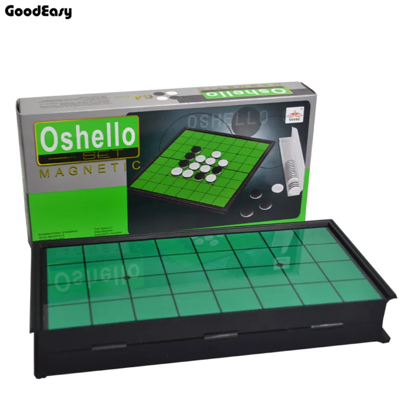 Высокое качество Oshello Настольная игра 64 шт./компл. Магнитная для путешествий