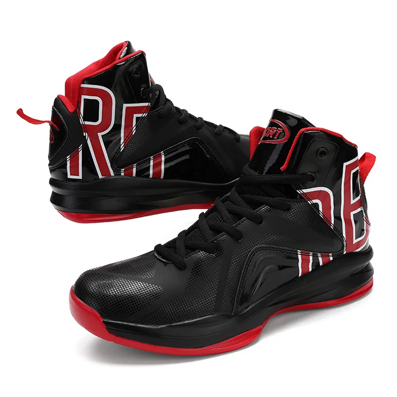 Мужские баскетбольные кроссовки с высоким берцем, дышащие амортизирующие кроссовки, противоскользящая спортивная обувь, брендовые износостойкие баскетбольные кроссовки Jordan