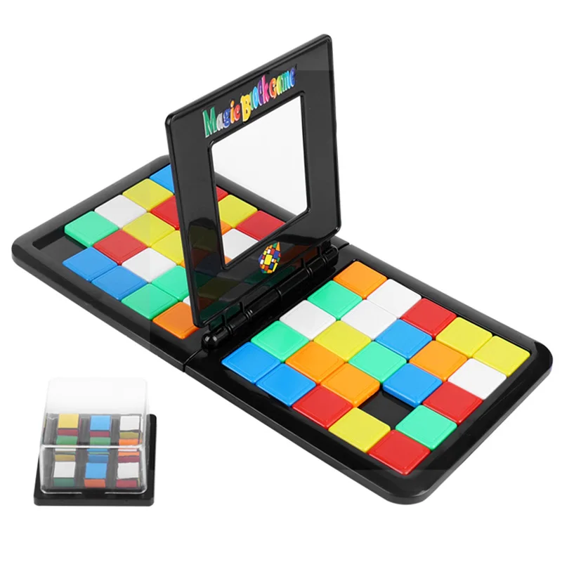 Color Battle Square Race Game Mobile Puzzle Cube Children Parent-Child Interactive Desktop Games Kids Learning Educational Toys 11