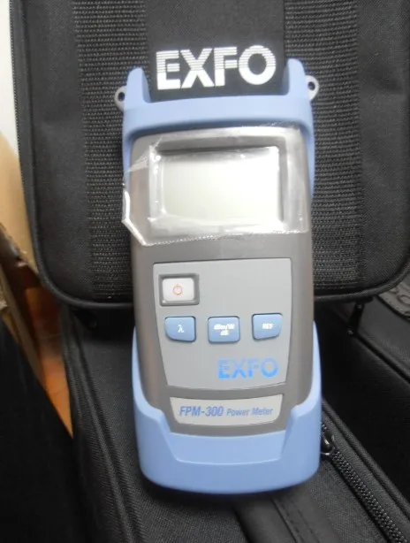 Original EXFO FPM-300 Fiber Optical Power Meter FPM-302-XX Optic Cable Tester Multimeter Ge Detector bside laser indication non contact voltage detector smart digital multimeter auto range capacitance ohmdiode hz ncv live meter