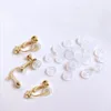 50 Pieces Earring Back Pads Clear Silicone Comfort Earring Cushions for Clips on Earrings ► Photo 2/6