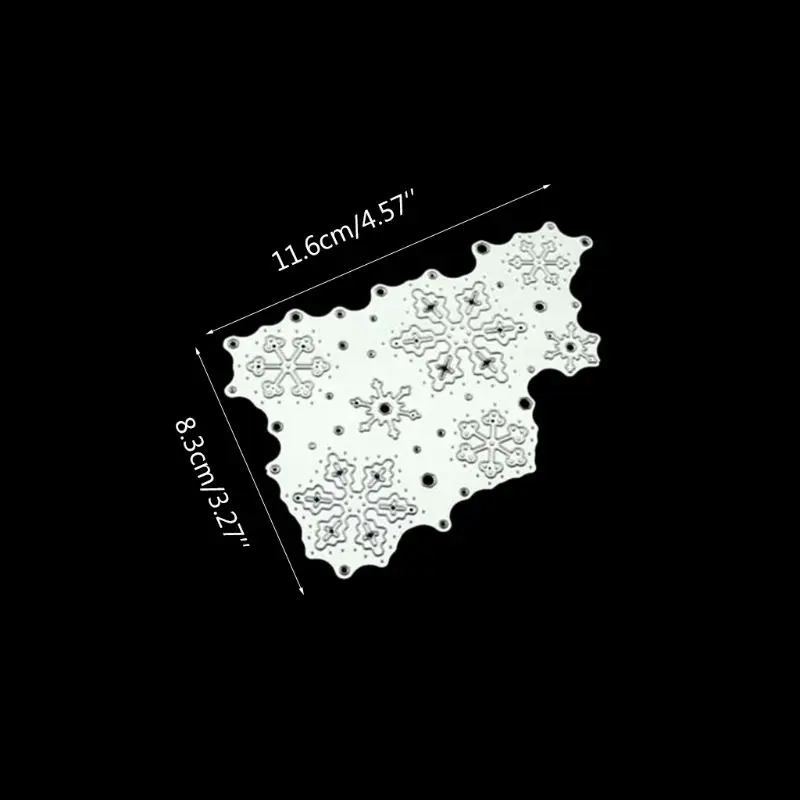 Snowflakes DIY Metal Cutting Dies Stencil Scrapbooking Album Paper Card Crafts M68E