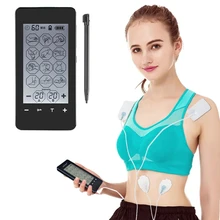 Electrodes Massager Electrostimulation Relaxation EMS Electrode Pads  Electric Tens Acupuncture Therapy Machine Oil Massage Gift