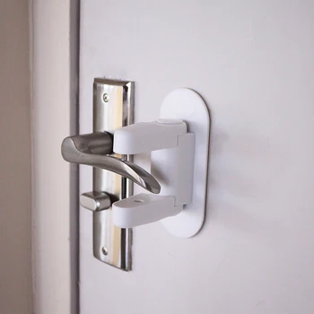 価格 耐久性のあるホーム安全窓ロックレバー実用多機能チャイルドプルーフ寝室のドアロックベビー安全ラッチ