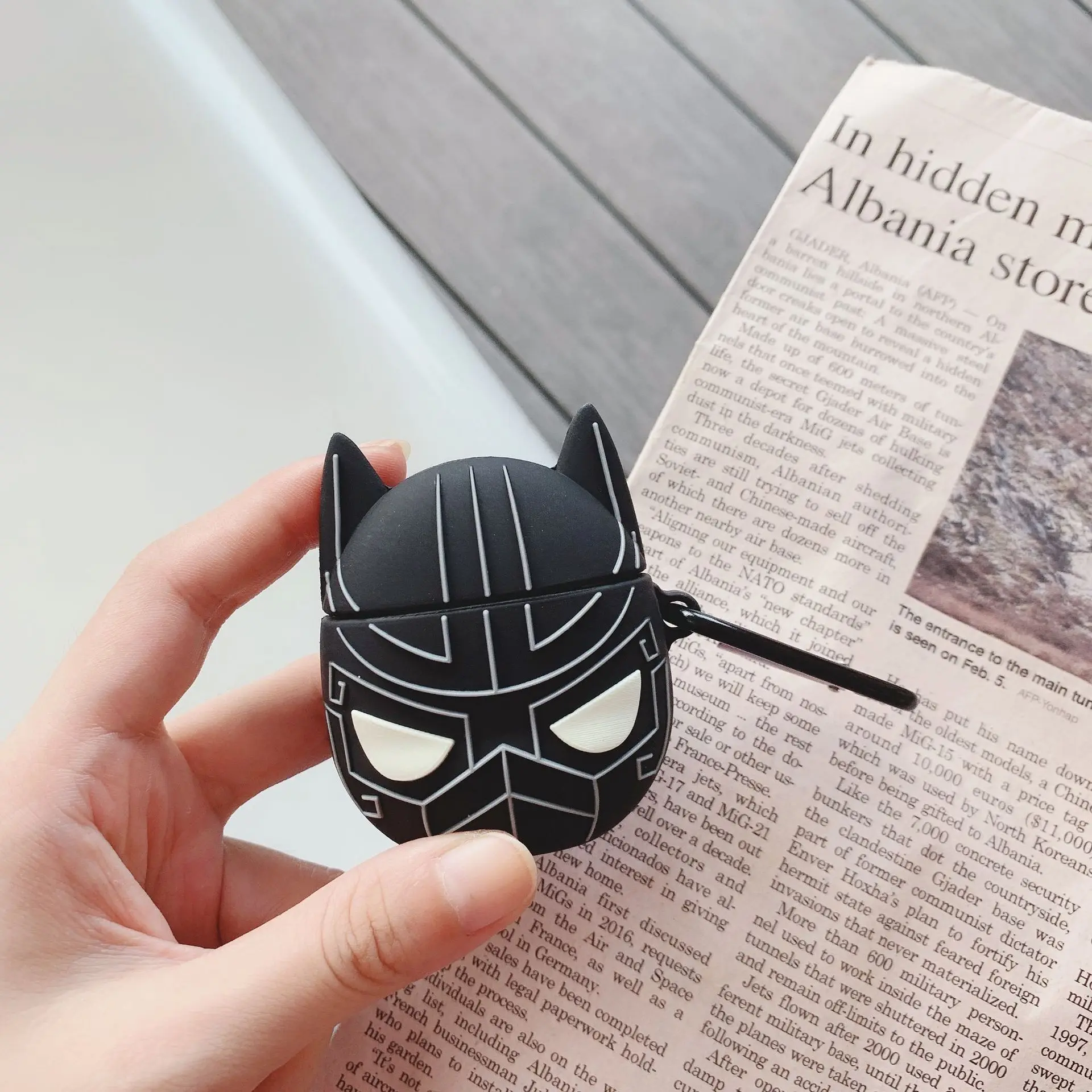 as pic show Дропшиппинг для AirPods чехол с милым мультяшным принтом беспроводной Bluetooth чехол для наушников s для Apple Airpods 2 Чехол Мягкий силиконовый чехол Funda - Цвет: as pic show