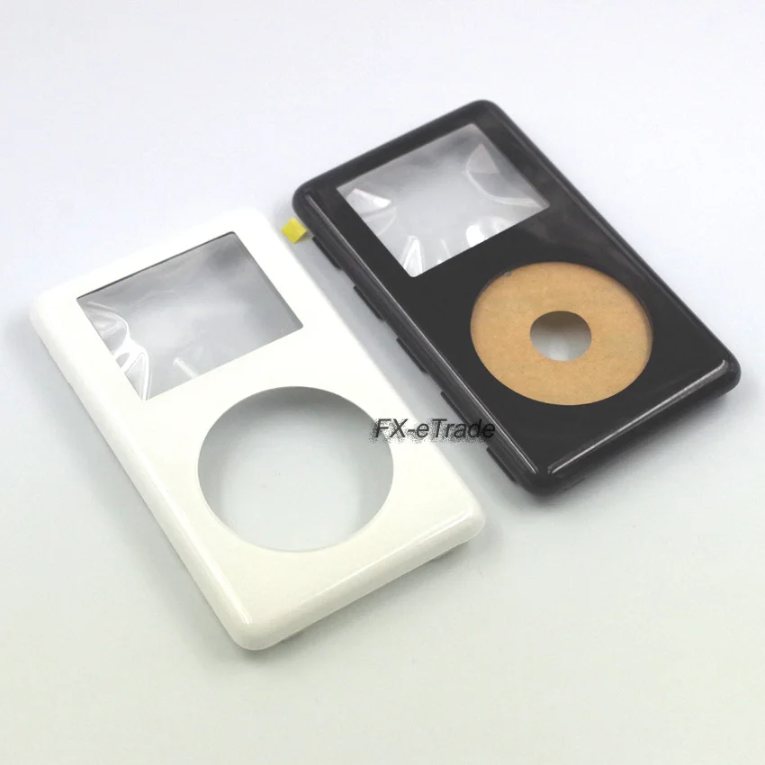 Черно белая пластиковая Передняя Лицевая панель корпус чехол для iPod цветное фото