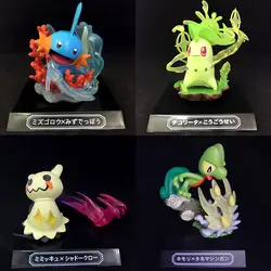 Pocket Monster GK Bulbasaur Mudkip Pikachu Chikorita кукла игрушки покемон фигурка детей подарки коллекции