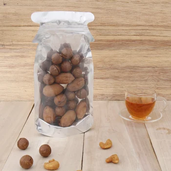 

Eco Plastic Storage Bags Front Clear Ziplock Bags Three-side Seal Stand Up Jar Pouches Sustainable Used Aluminum Foil Mylar Bags