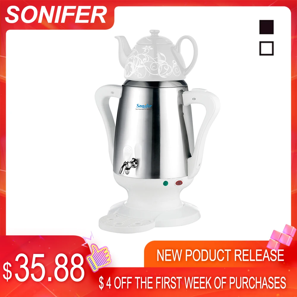 

4L Stainless Steel Ceramic Electric Kettle Large Size Capacity Household Elcetric Kitchen Samovar Adjustable Temperature Sonifer