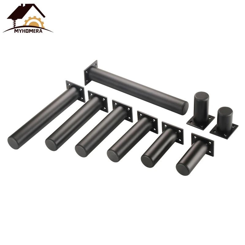 Myhomera 4Pcs/Set Furniture Feet Legs Adjustable Cabinet Sofa Leg 60/80/120/180/250mm Aluminum Cupboard Coffee Table Protec Foot