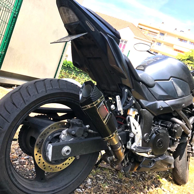 38-51 мм универсальный глушитель выхлопной трубы мотоцикла escape moto с дБ убийца пружинный крюк для Kawasaki ninja 400 z250 Z900 ZX6R r3 R15