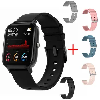 

Bluetooth Smart Watch Men Women 1.4inch Full Touch Fitness Tracker Heart Rate Monitoring Sports Watches GTS Wristband Bracelet