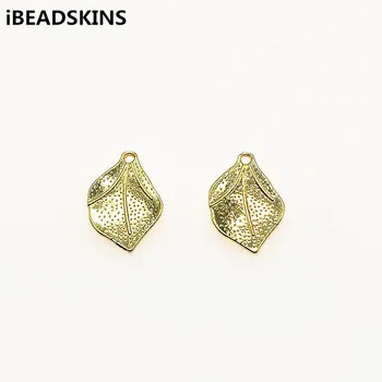 

New arrival! 27x14mm 100pcs Zinc alloy Leaves shape Charm for Earrings Making/DIY parts,Jewelry Finding & Component