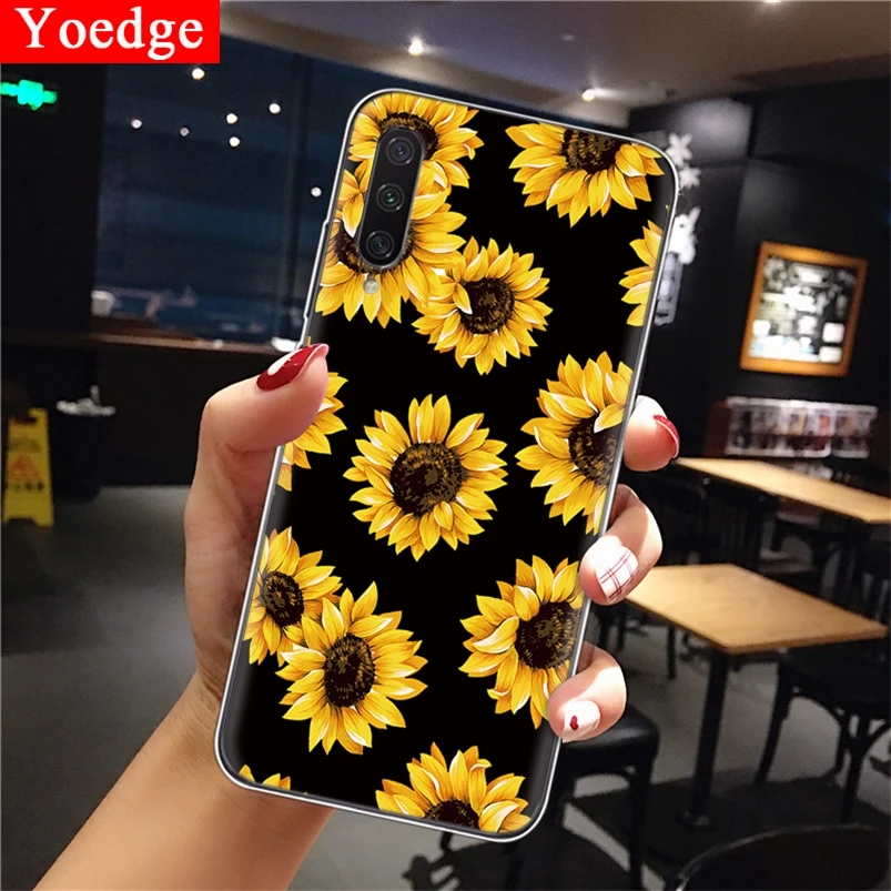 

For Xiaomi Mi A3 Case Phone Back Cover Flower Ultra Thin Soft Silicon TPU Marble Cases For Xiaomi Mi A3 MiA3 A 3 Coque 6.01 Capa