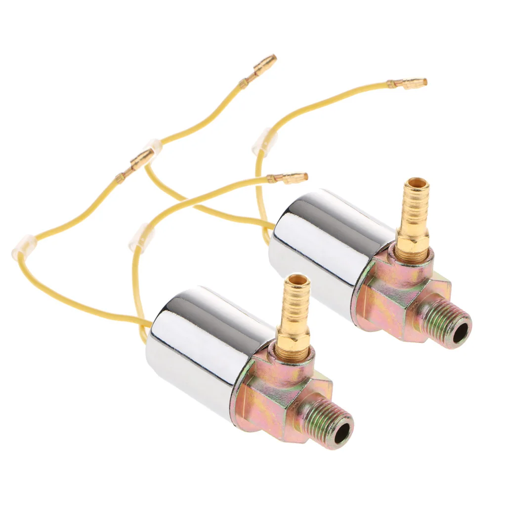 2 Pieces 12V 1/4 Inch Electromagnetic Electric Horn Air Valve For Car Truck Train Auto Valve Solenoid Air Horn