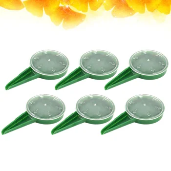 

6pcs Portable Garden Seeder 5 Gear Adjustable Seeder Creative Seed Disseminator Practical Sower Planter for Home Garden Farm (Li