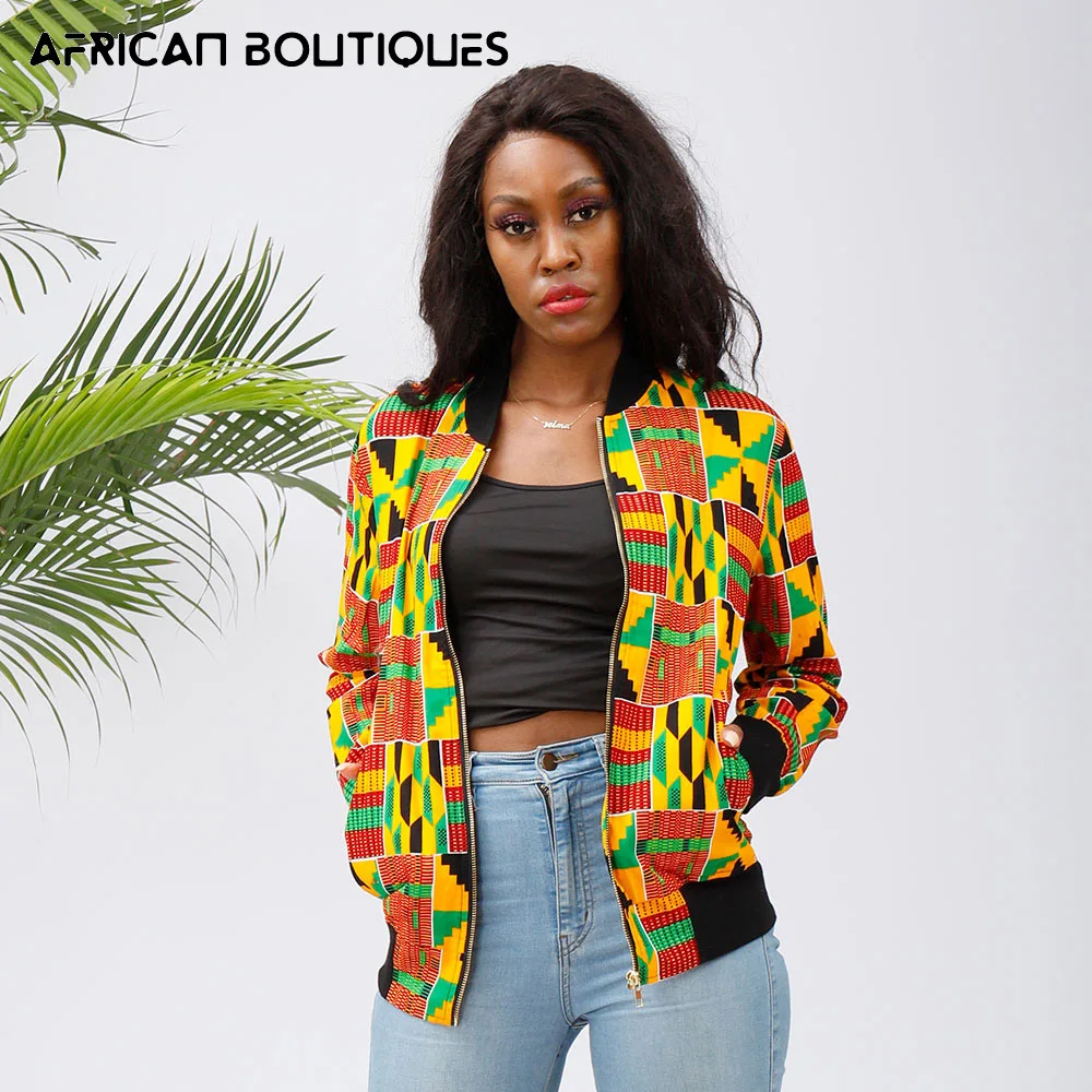 2022 African women's jacket printed Bazin long sleeve fashion African traditional dashiki women's Retro jacket