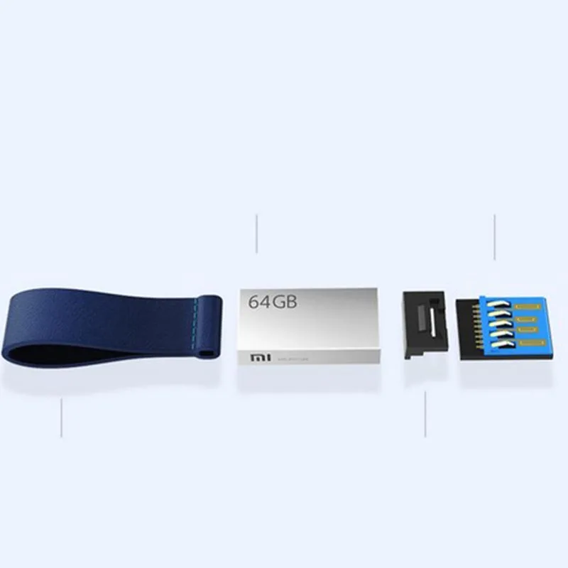 Xiaomi mi U диск 64GB USB3.0 Memory Stick металлические флеш-накопители PC ноутбук высокоскоростной Транс mi ssion Дизайн Металлический корпус U диск 64GB