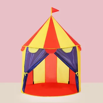 

Kids Play Game Tent Outdoor Indoor Foldable Tent Mat Castle Infant Baby Room House Tent Toy for Children Girls Boys Gift