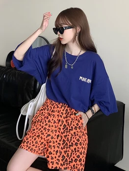 

WM314 Loose front and back printed T-shirt for women