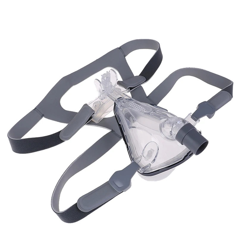 Полная маска для лица CPAP Машина с регулируемым подбородком головной убор ремень для сна апноэ анти храп решение