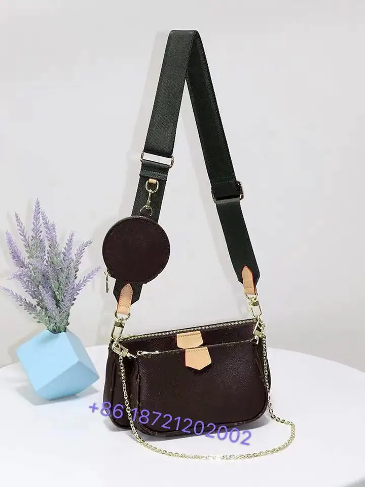 

Women Set Bags 3Pcs Luxury Shoulder Bag famous brand 2019 New Three-Piece mahjong Shoulder Bag Handbag Leather Shoulder Bags